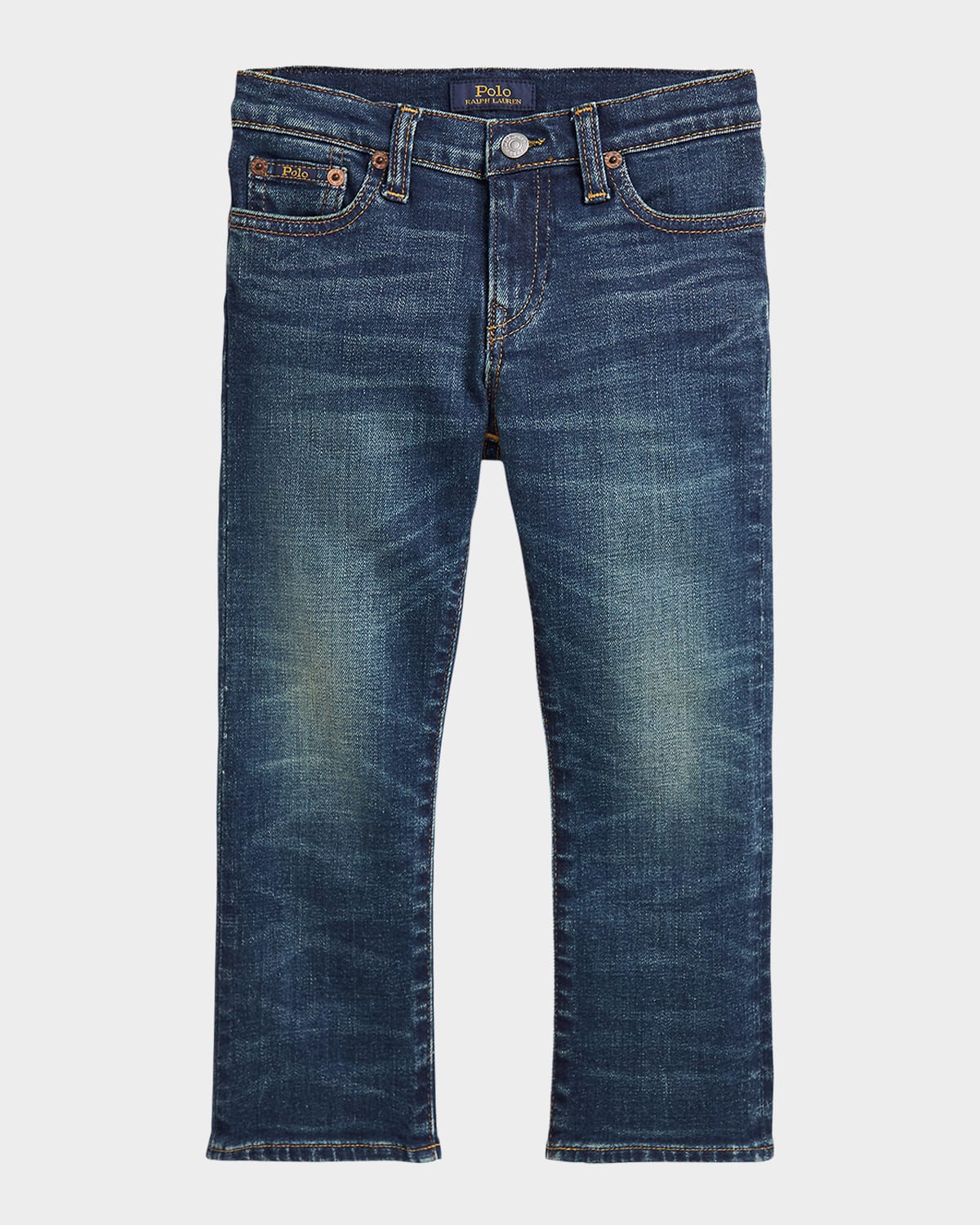 Polo Ralph Lauren Boy's Medium Wash Bootcut Jeans In Lewisburgh