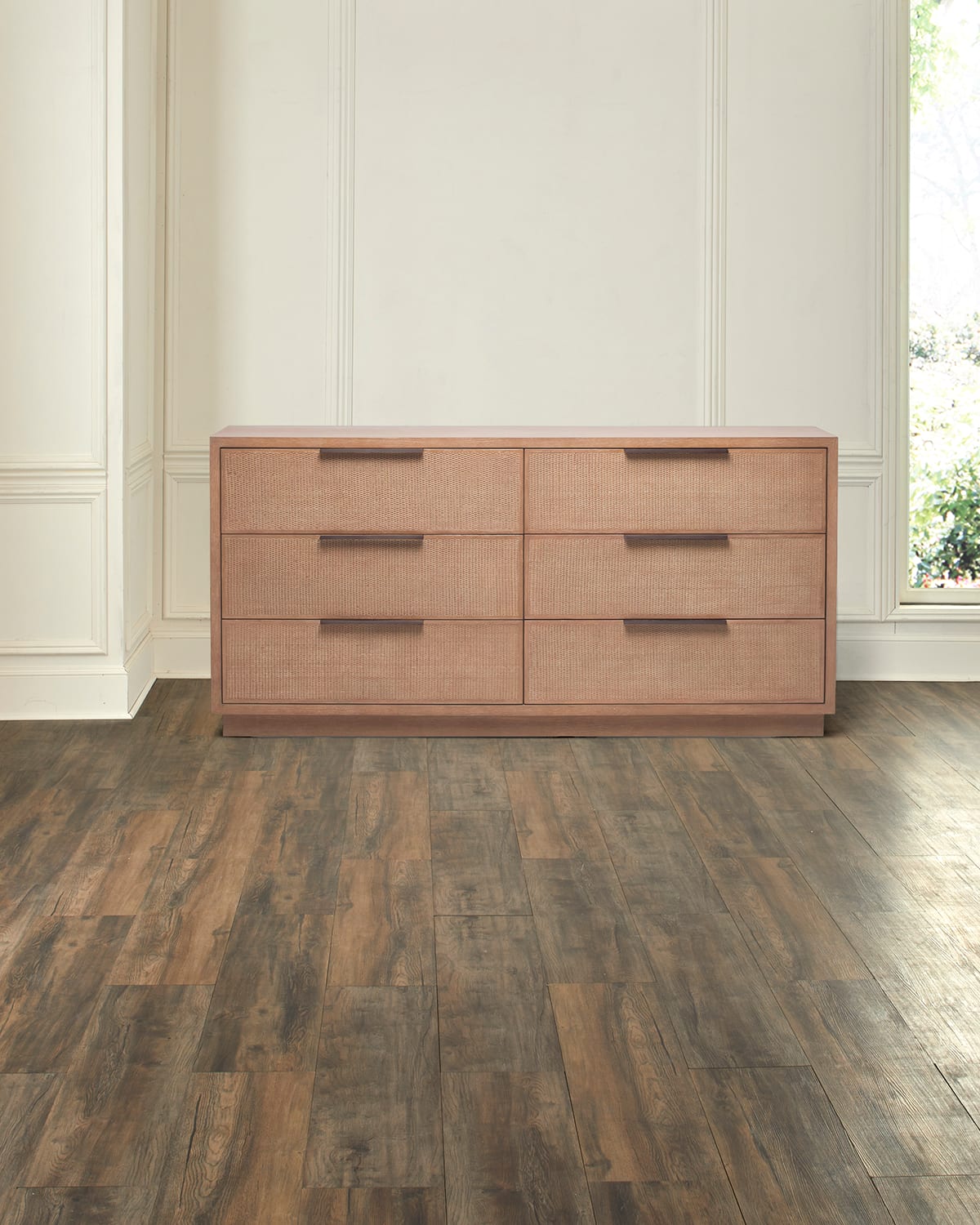 Interlude Home Holmes 6-drawer Chest In Harvest, Vintage Bronze
