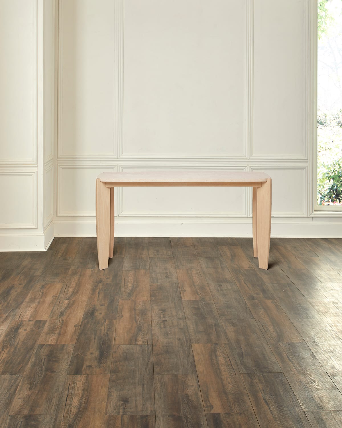 Interlude Home Rocco Console Table In Saddle