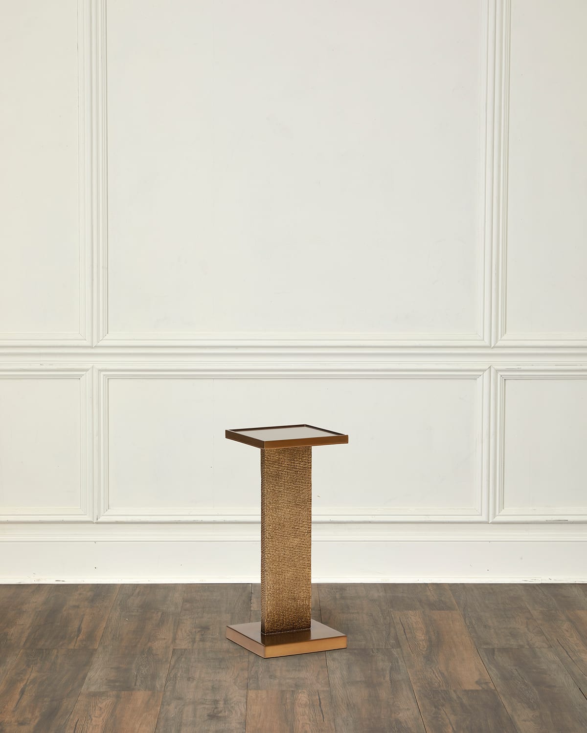 Interlude Home Greggs Drink Table In Golden Bronze