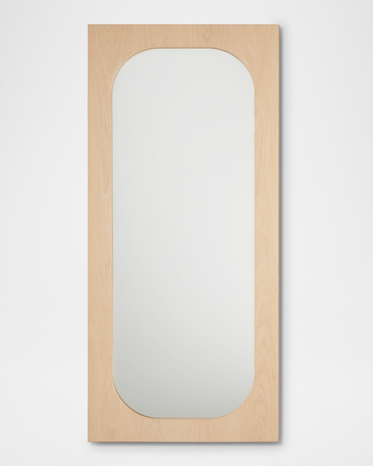 Interlude Home Mila Grand Floor Mirror, 71" In Saddle