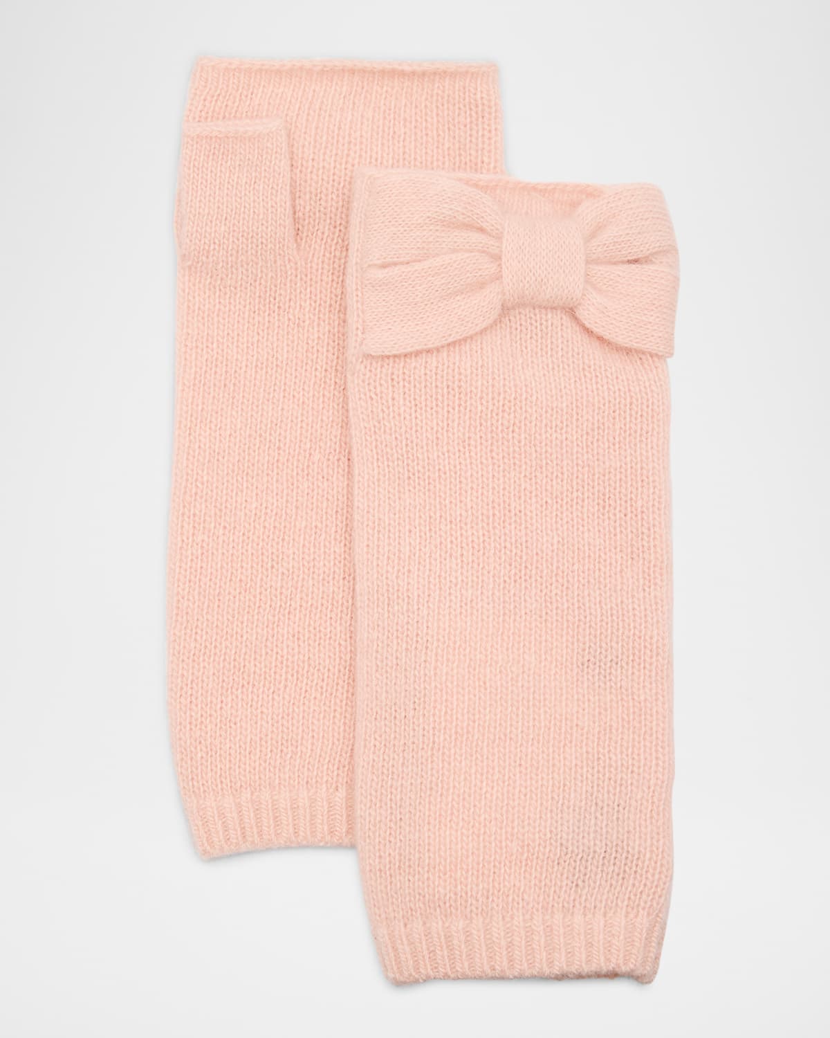 Cashmere Armwarmers W/ Bow Detail