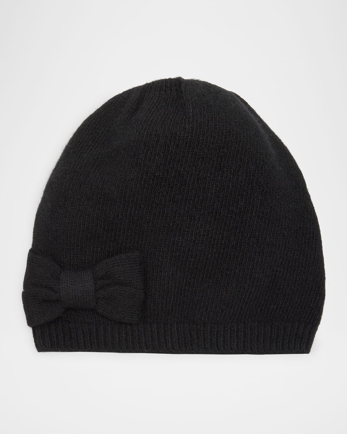 Cashmere Beanie W/ Bow