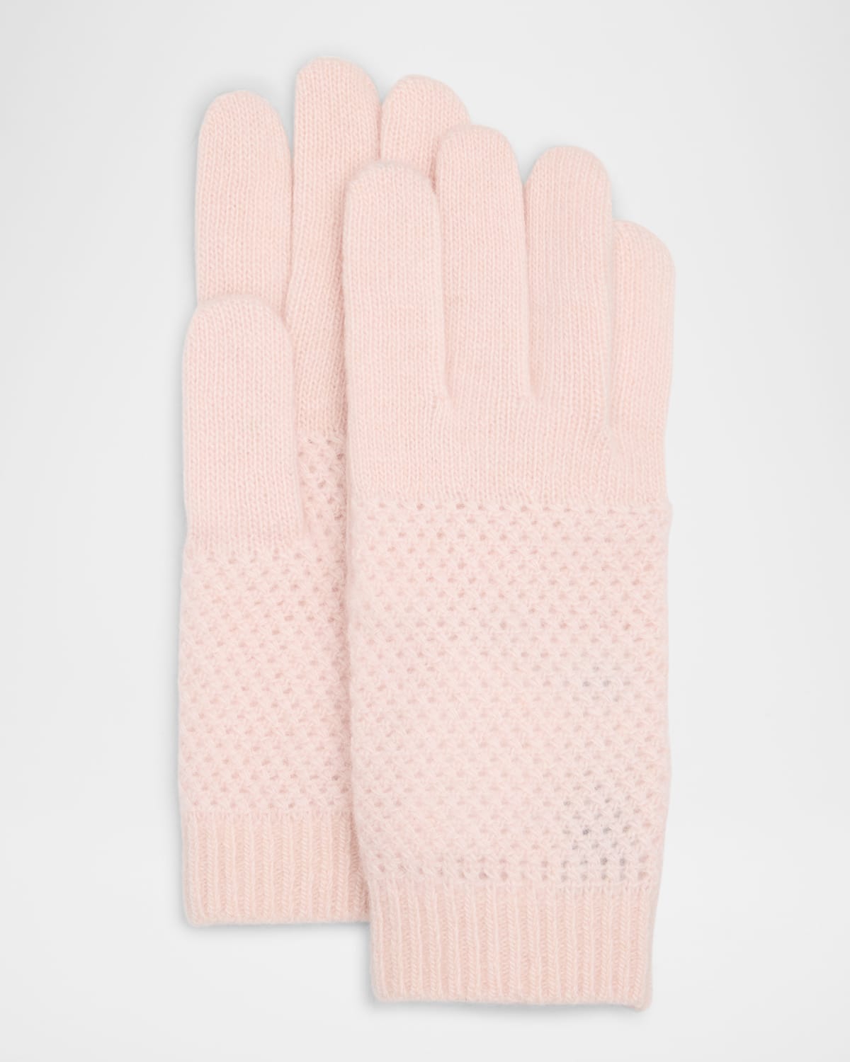 Shop Portolano Gloves W/ Edelweiss Stitching In Mallow