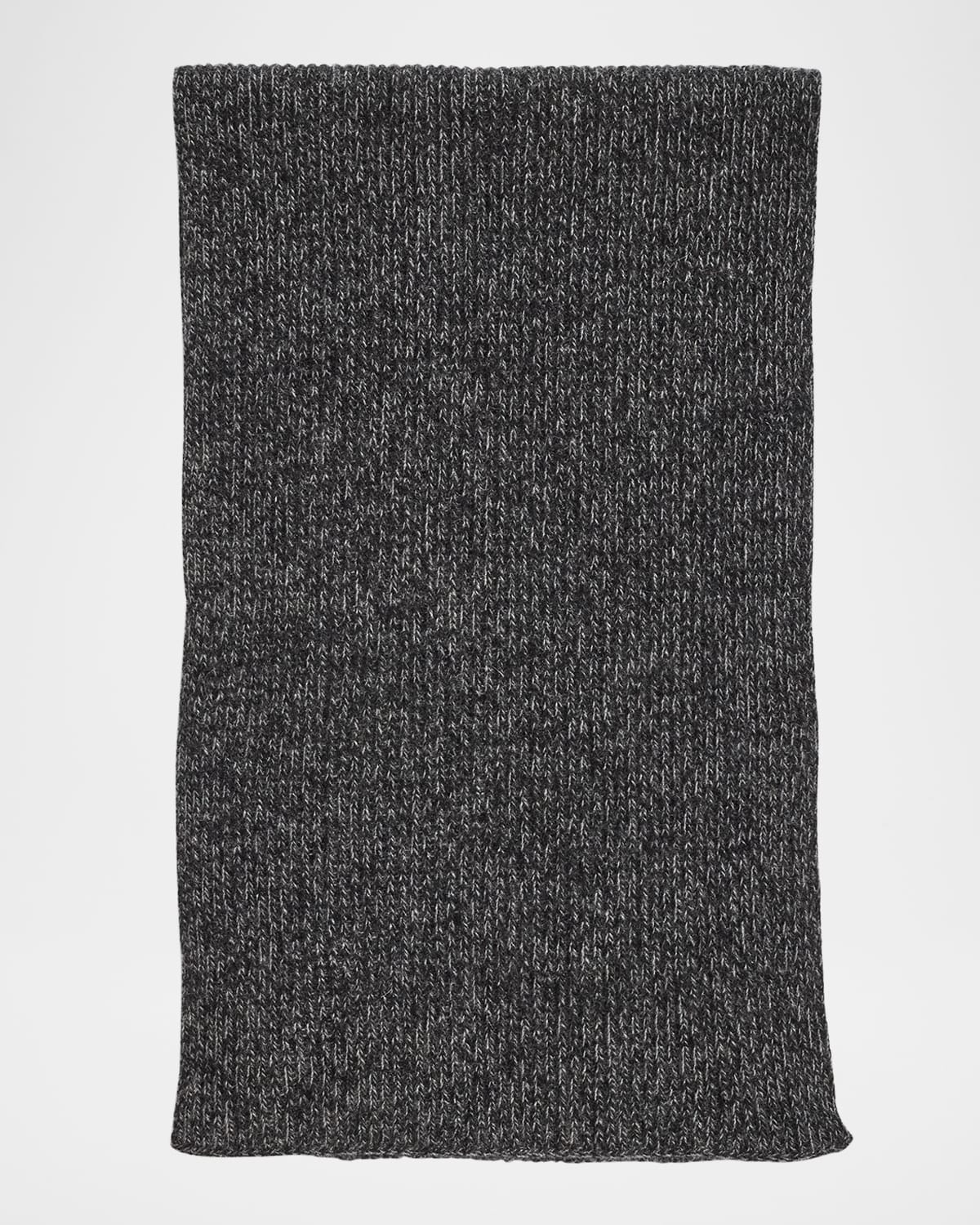 Tweed Ribbed Cashmere Scarf
