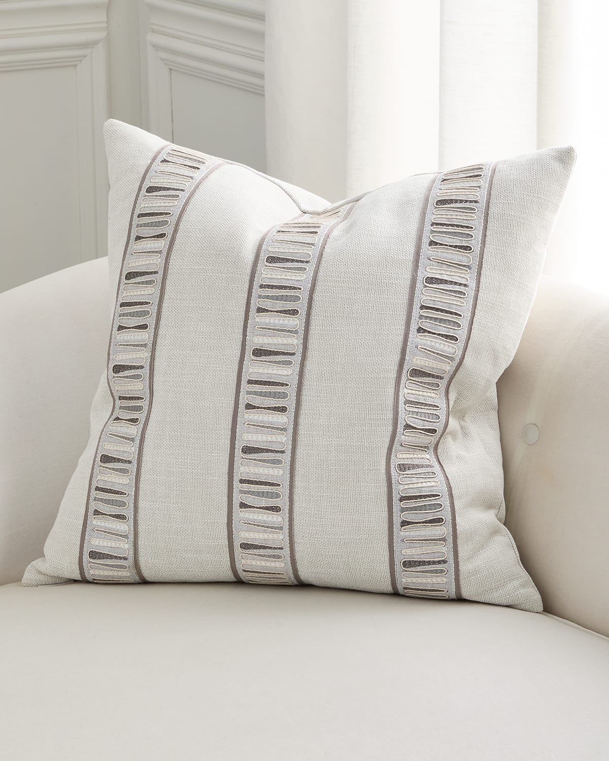 D.v. Kap Home Hera Decorative Throw Pillow, 24 Sq. In Tan