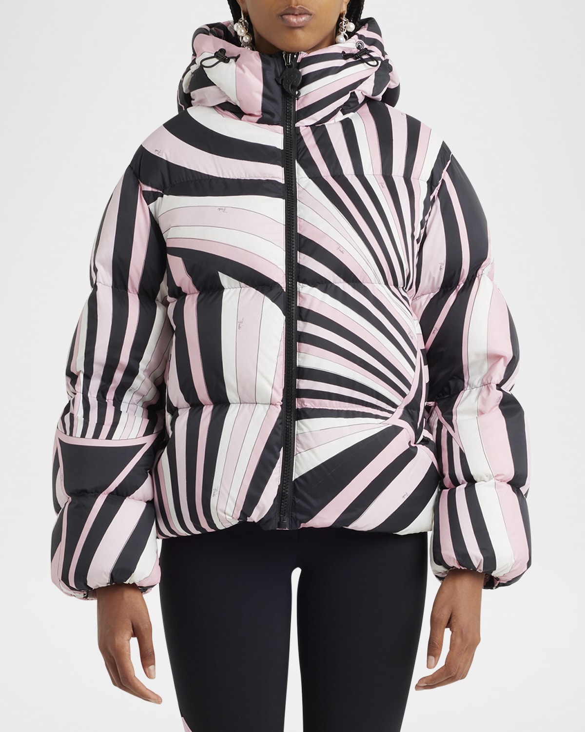 EMILIO PUCCI IRIDE-PRINTED SKI JACKET 