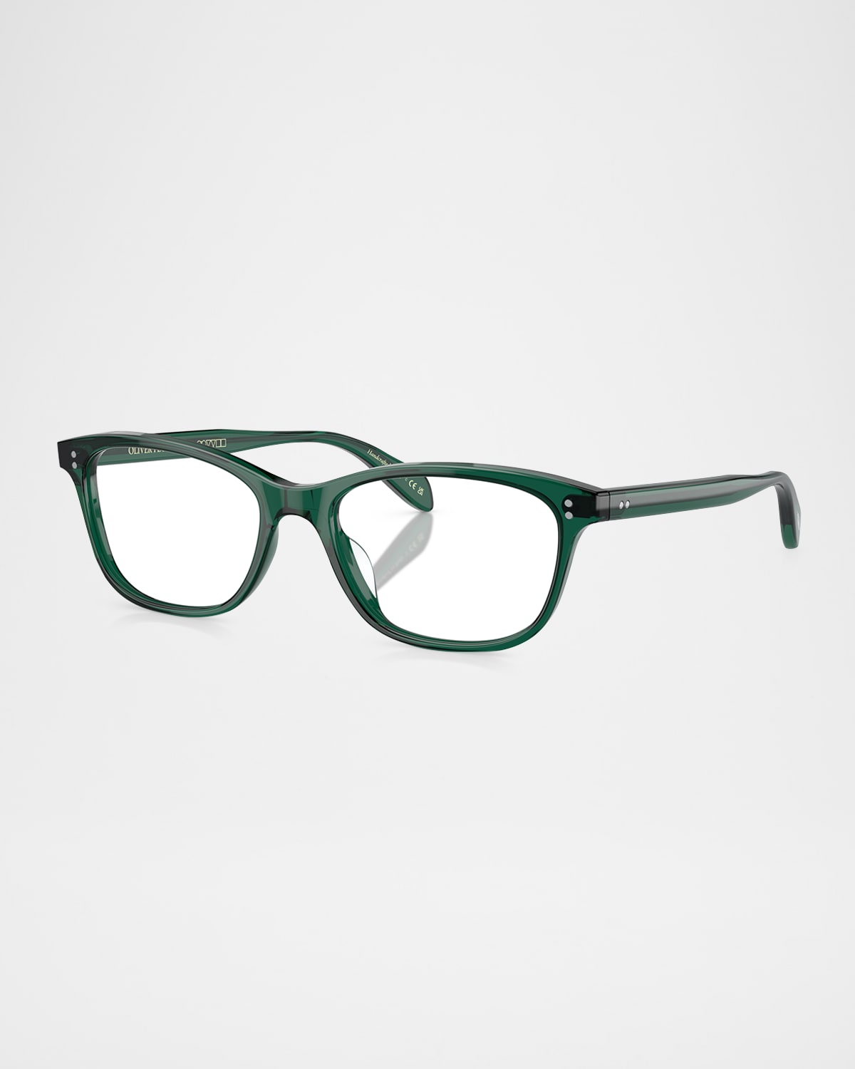 Shop Oliver Peoples Ashton Square Acetate Eyeglasses In Teal