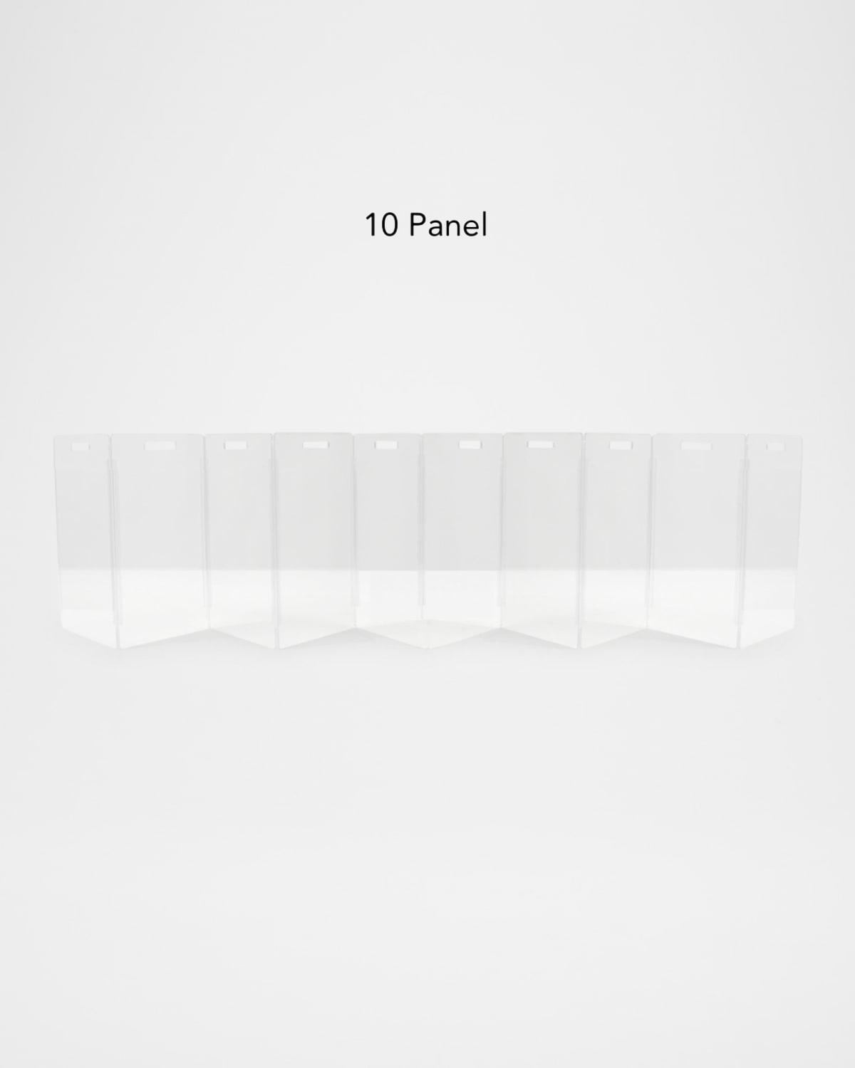 Hiddin Clear 10-panel Low Zig Zag Pet Gate In Clear