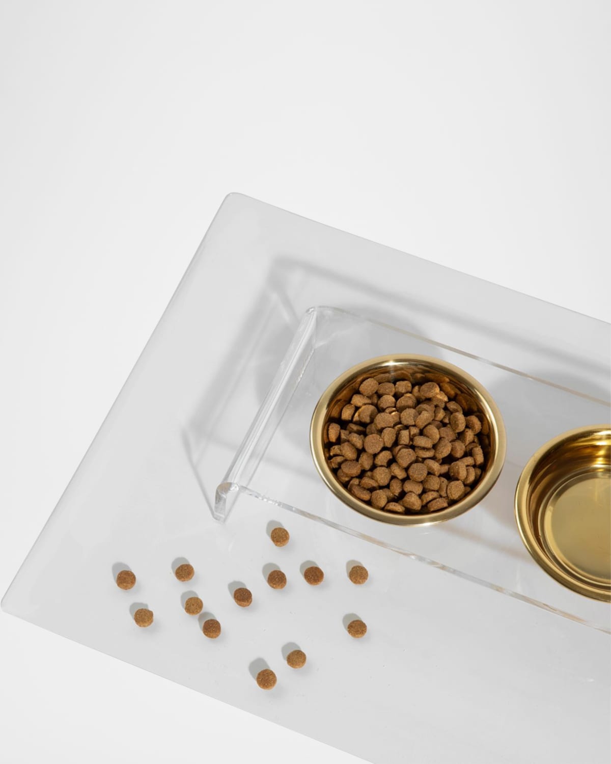 Hiddin Clear Vinyl Pet Food Mat, Small In Clear