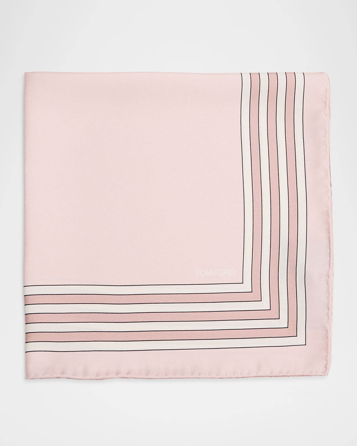 Tom Ford Men's Multi-frame Silk Pocket Square In Pink
