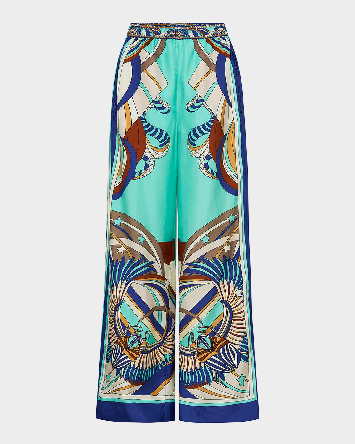 Camilla Relaxed Panel Pant Oasis Oracle In Oasis Oracle