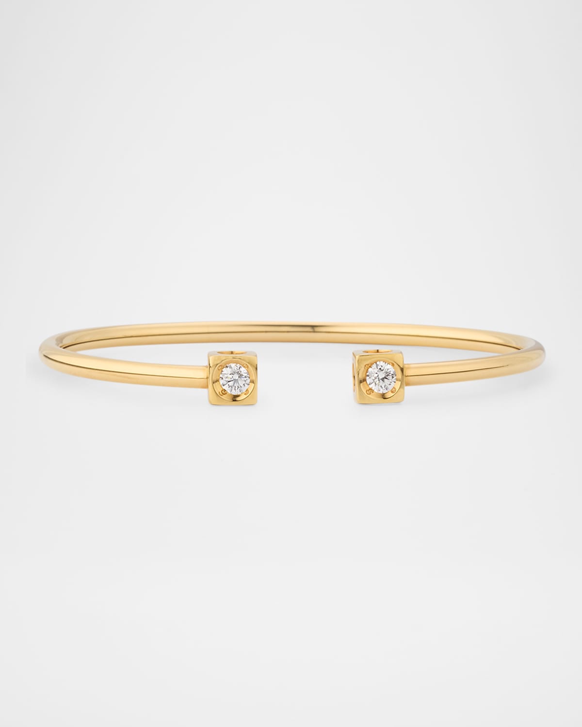 Le Cube Diamant 18K Yellow Gold Large Bracelet
