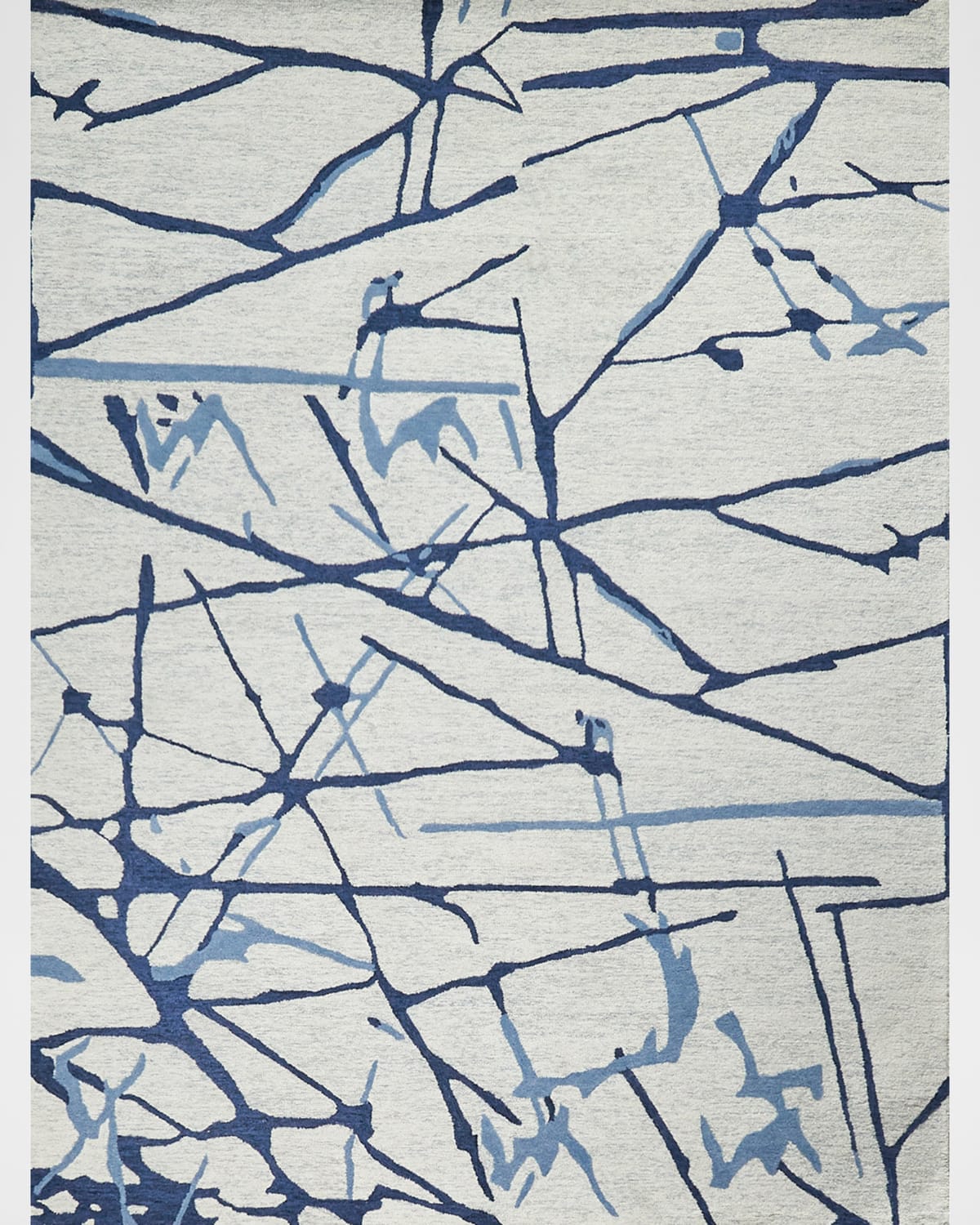 Exquisite Rugs Mystic Hand-tufted Navy Rug, 6' X 9' In Navy
