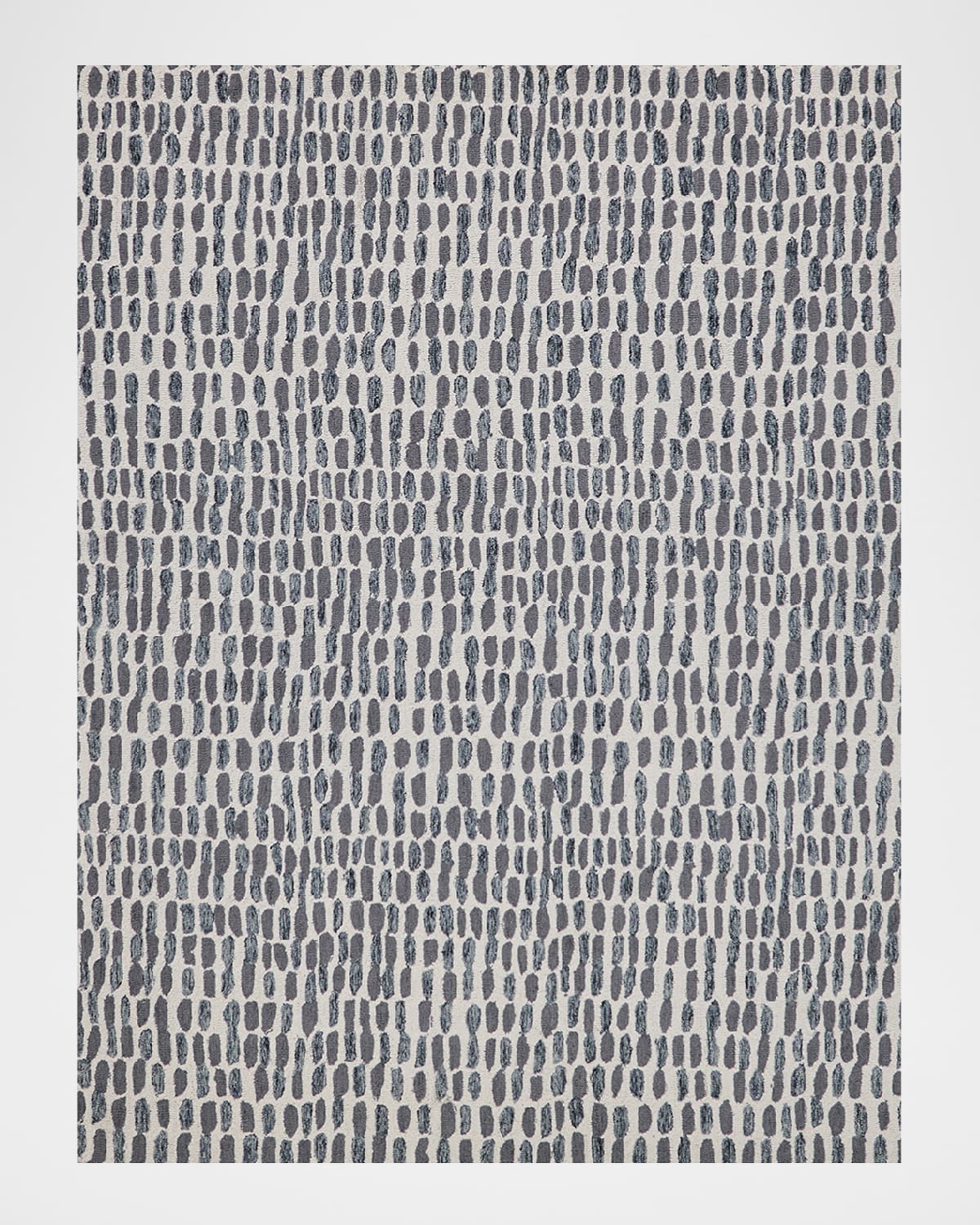 Exquisite Rugs Ink Blot Hand-tufted Black & Gray Rug, 12' X 15' In Black, Gray