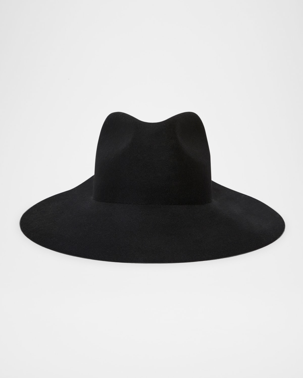 Max Mara Felt Cap In Black