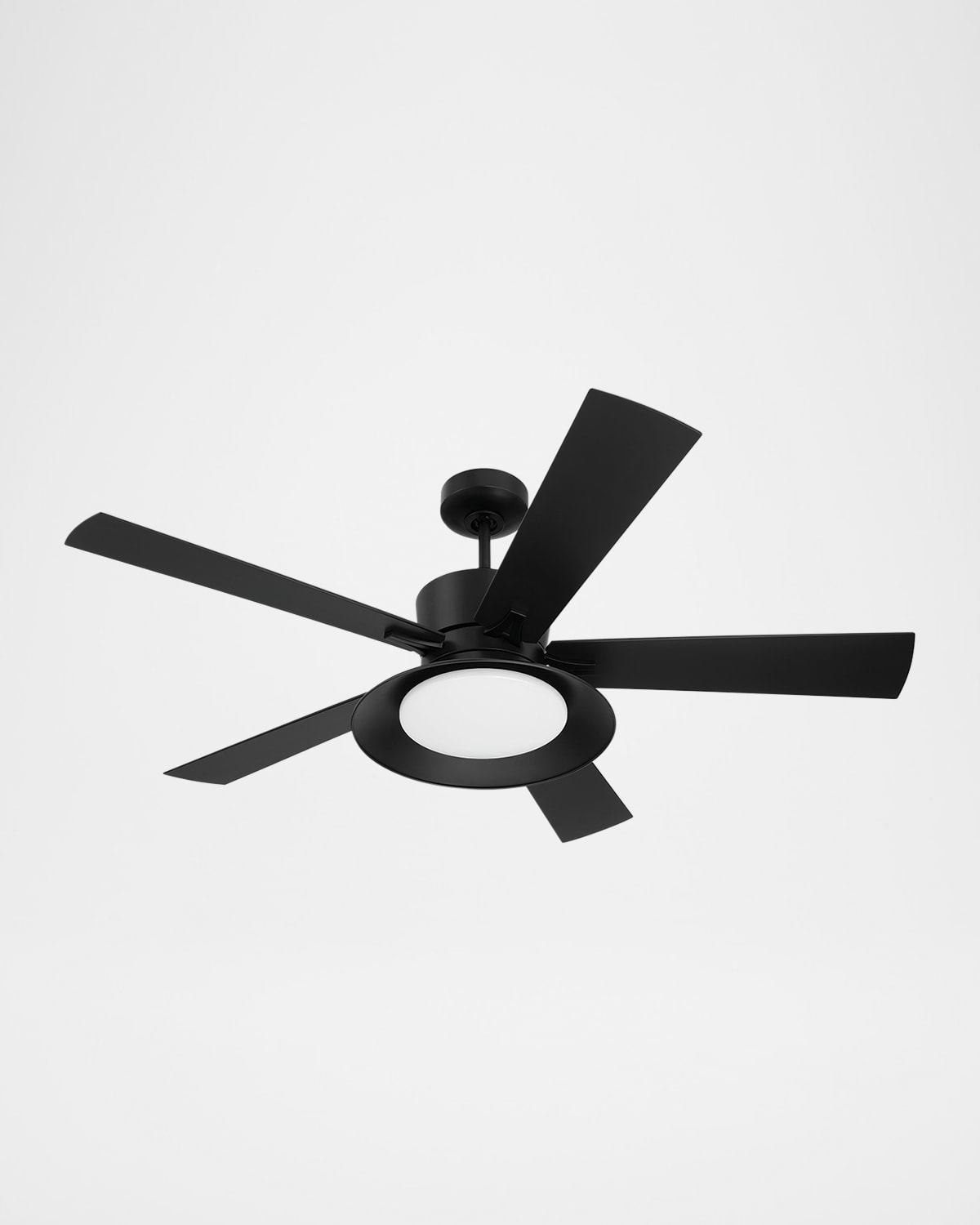 Ellington/litex Topper 52" Wi-fi Ceiling Fan With Led Light Kit In Flat Black