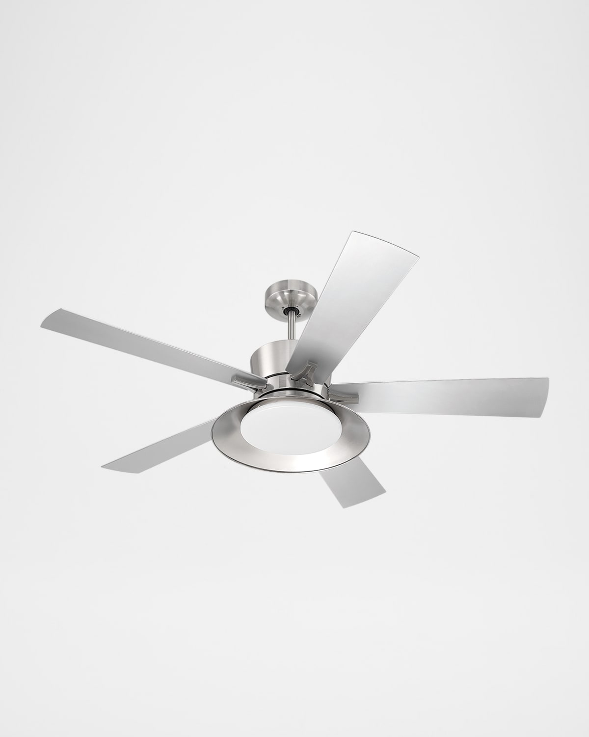 Ellington/litex Topper 52" Wi-fi Ceiling Fan With Led Light Kit In Brushed Pol. Nickel