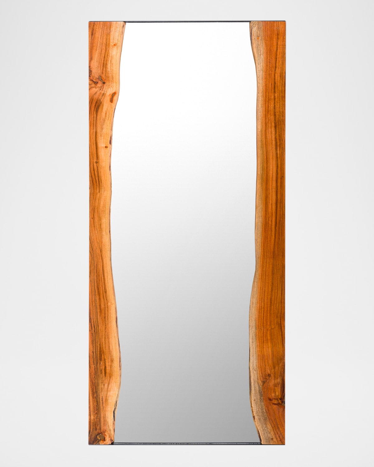 Surya Fujian Brown Acacia Frame Mirror In Brown