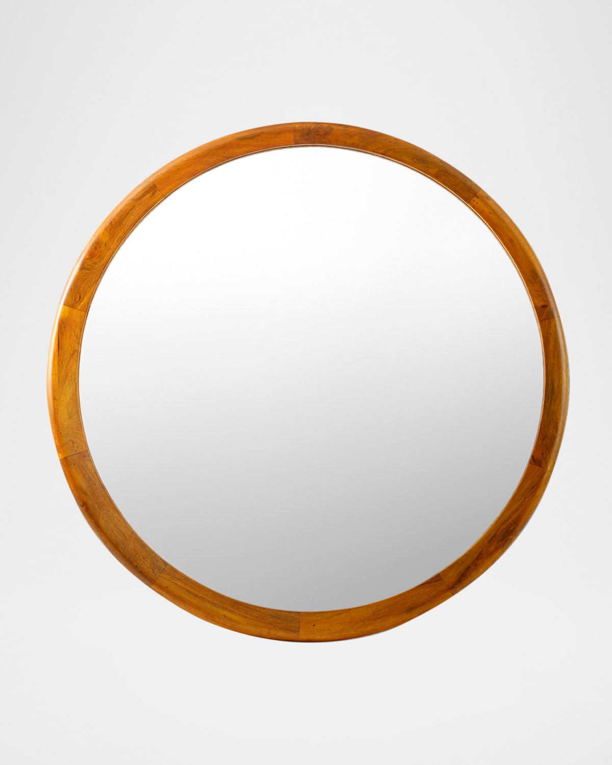 Surya Brisbane Brown Mango Wood Frame Mirror In Brown