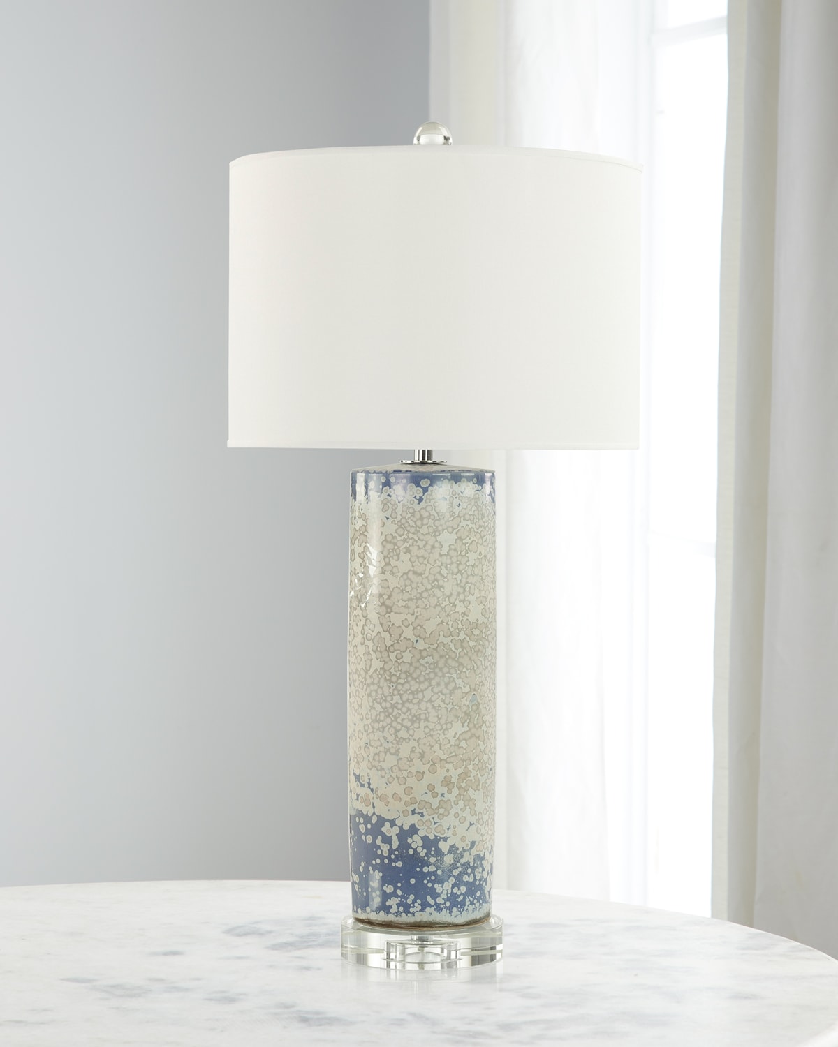 John-richard Collection Cielo 33" Table Lamp In Blue