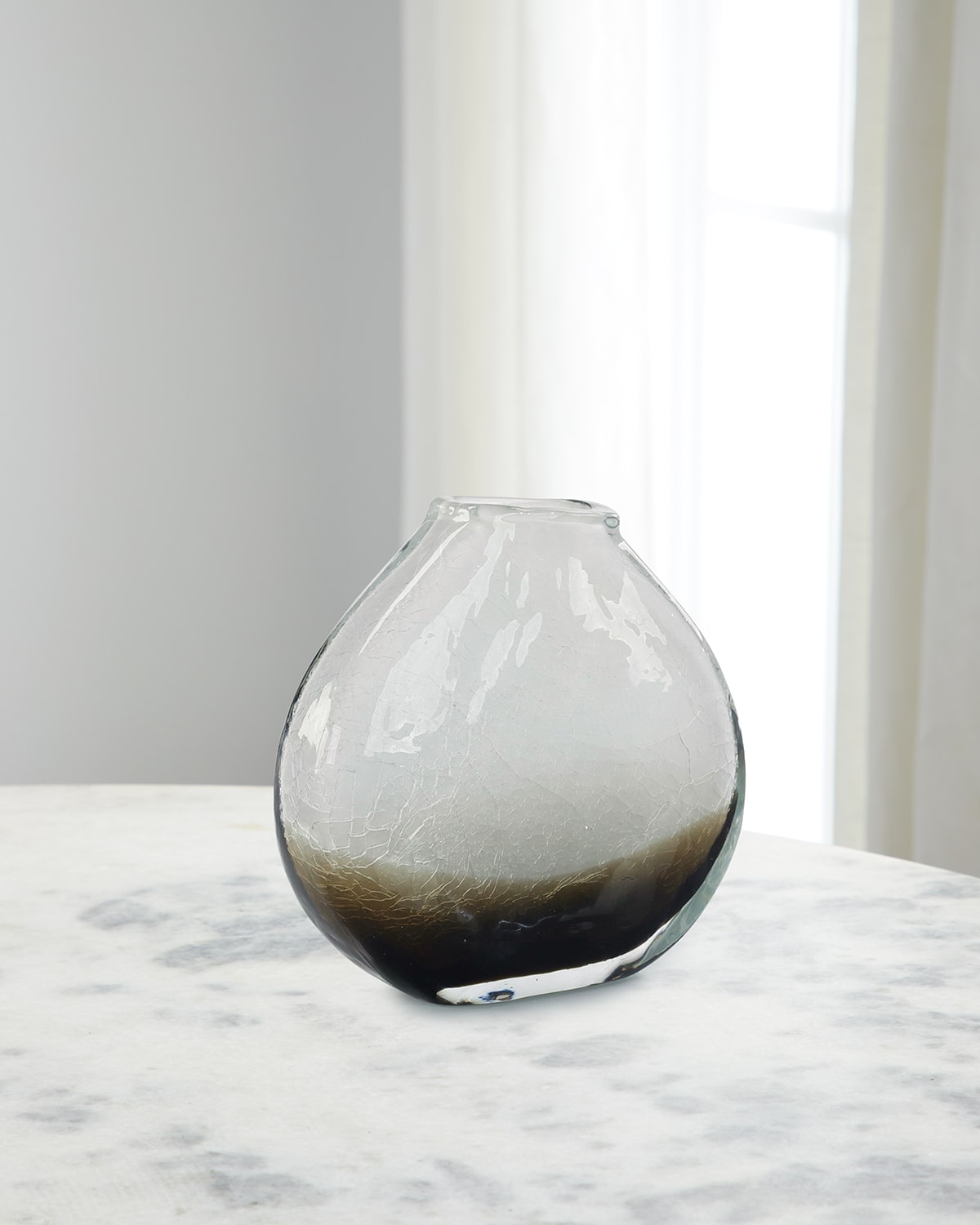 John-richard Fumo Vase, Medium In Brown