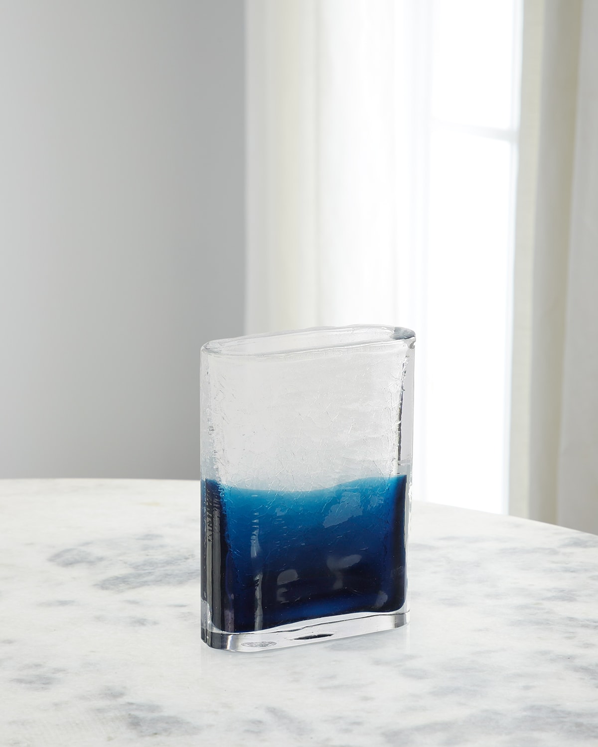 John-richard Ocean Mist Vase, Small In Blue