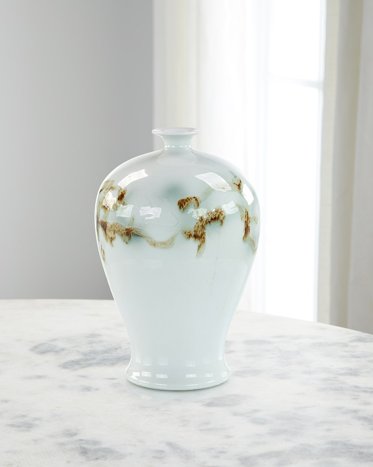 John-richard Tranquil Garden Vase, Large In White