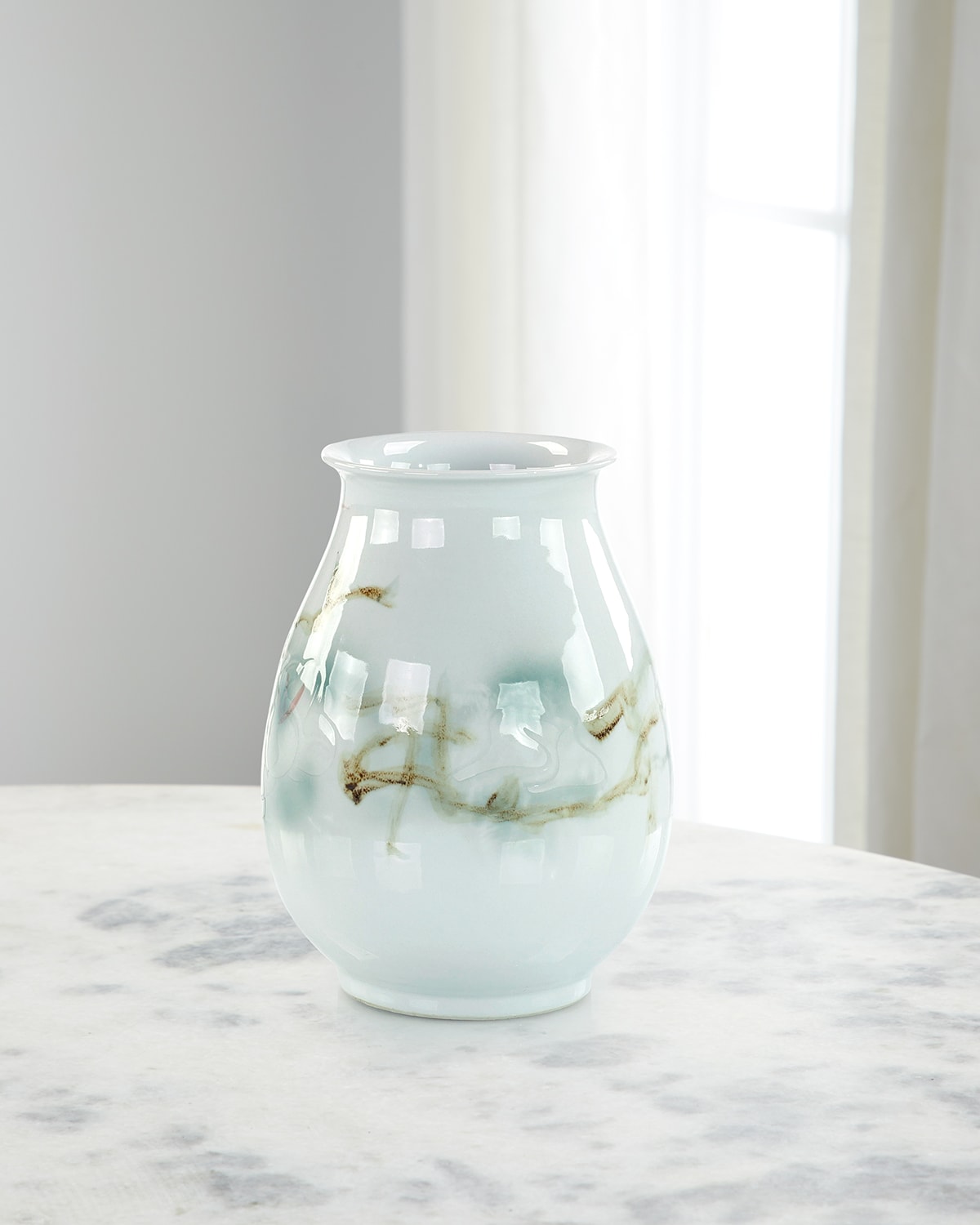 John-richard Tranquil Garden Vase, Small In White
