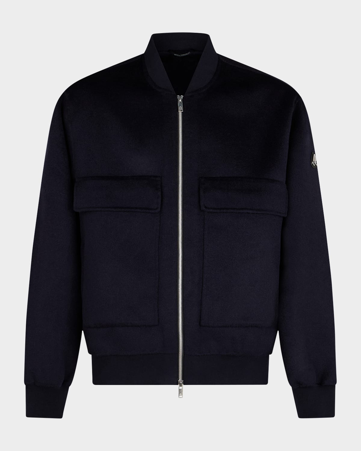 Moose Knuckles Men's Alder Bomber Jacket In Navy Wnavy
