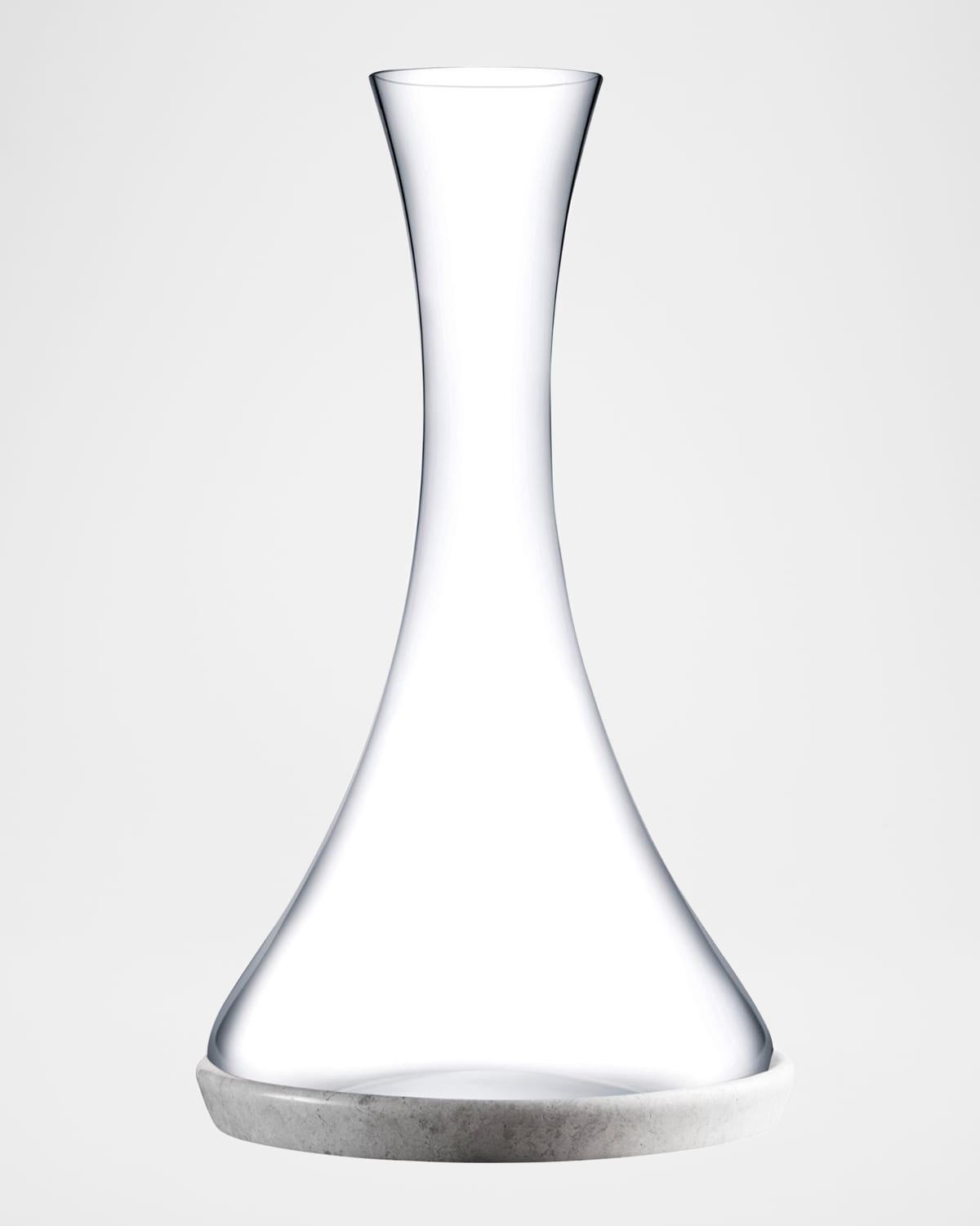Nude Jazz Wine Decanter With Marble Base In Clear
