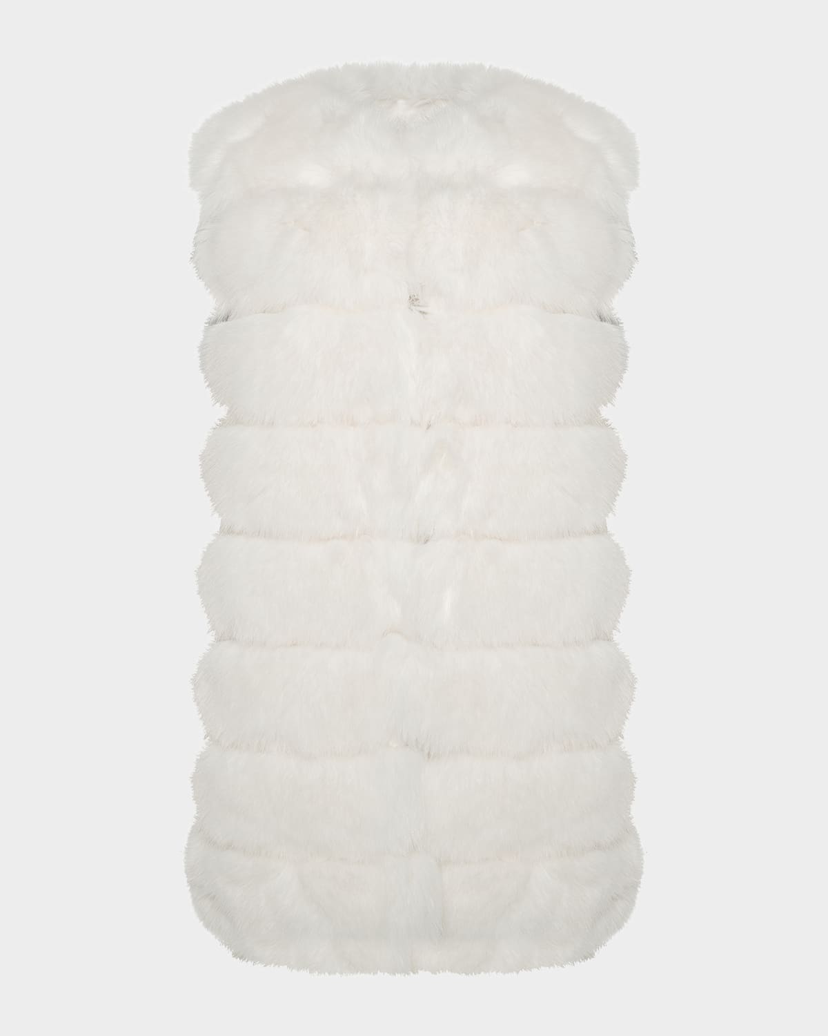 Fox-Like Faux Fur Vest