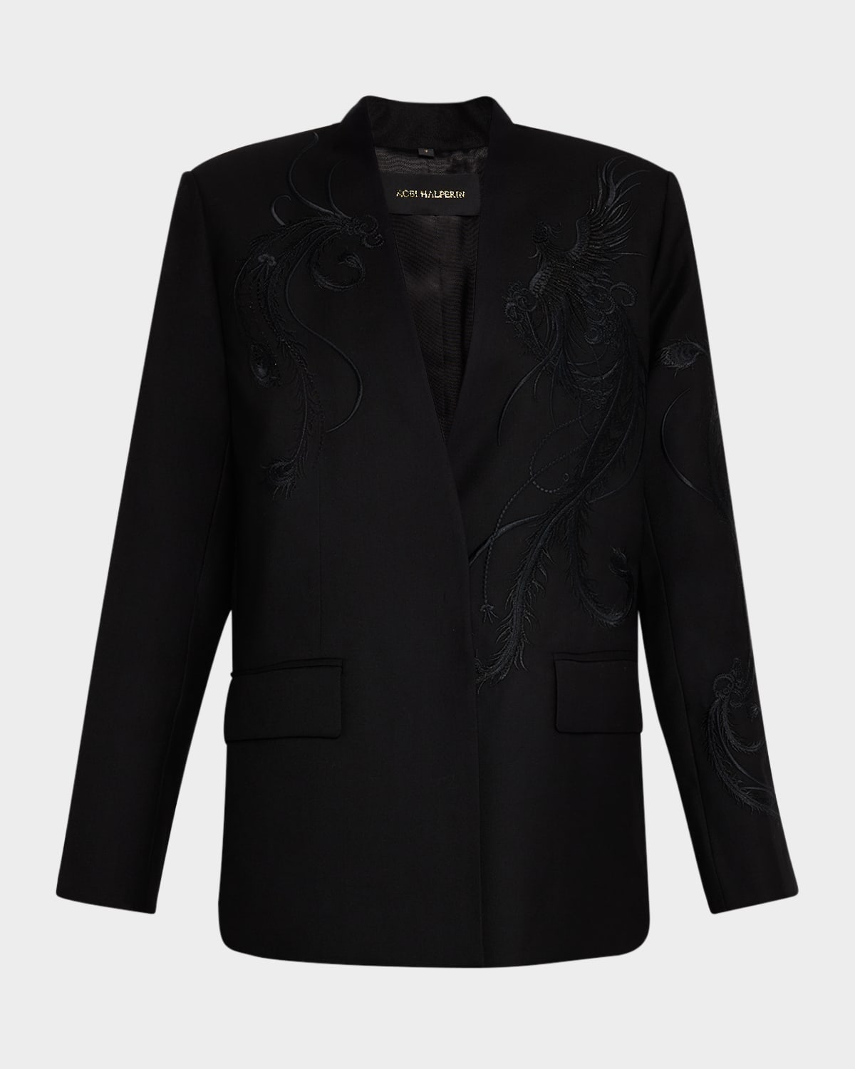 Sydney Embroidered Wool-Blend Jacket