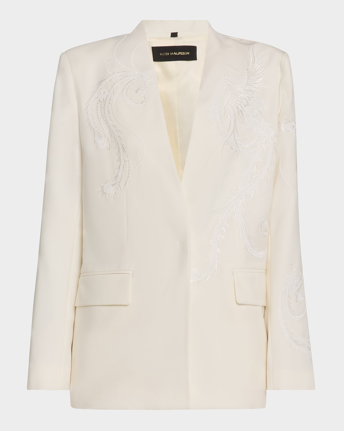 Sydney Embroidered Wool-Blend Jacket