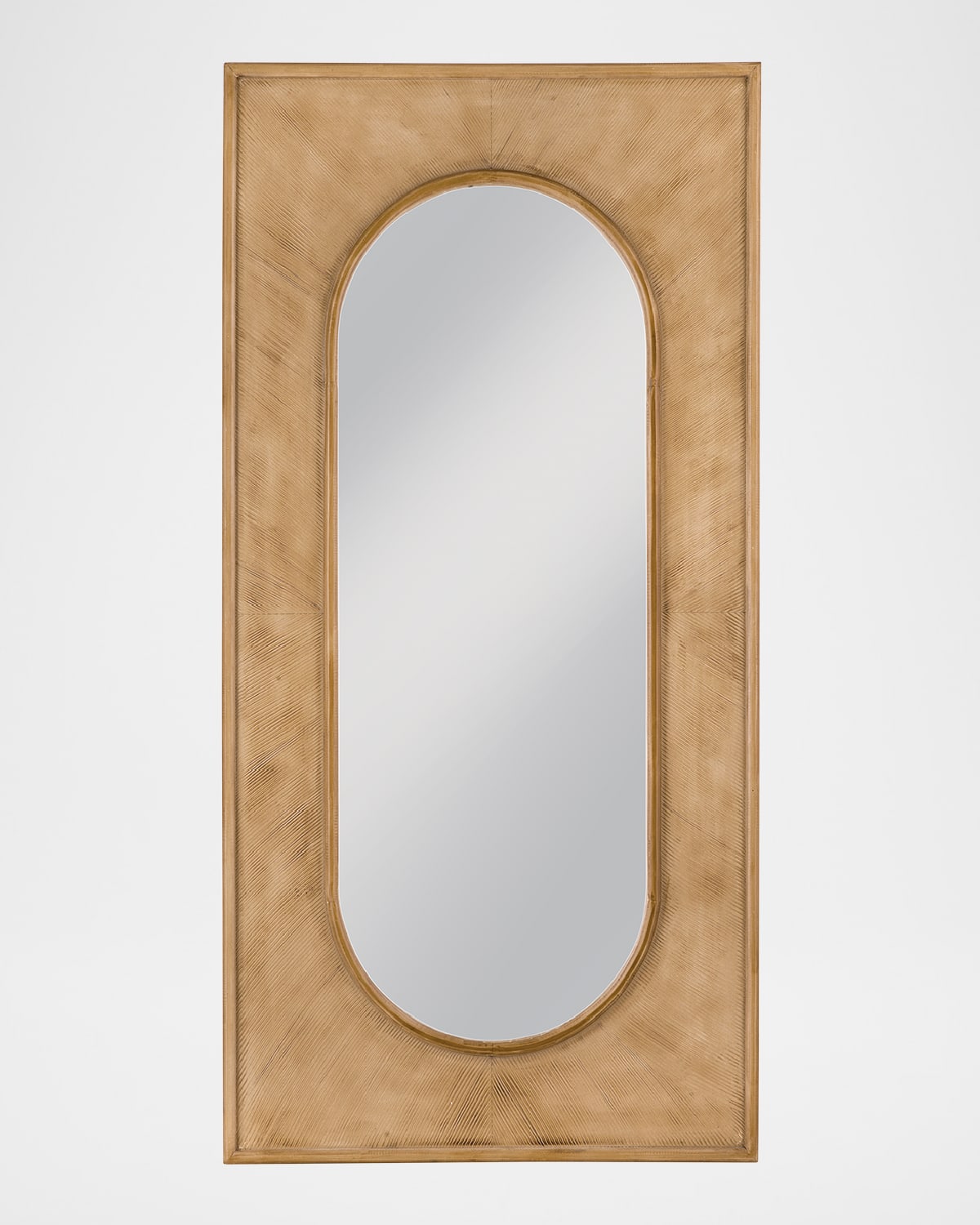 Katherine Noble By Bmc Lyla 80" Floor Mirror In Natural
