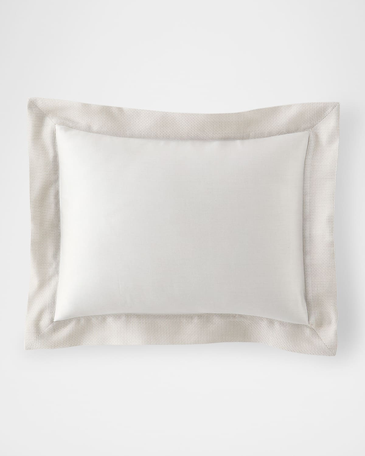 Sferra Carlotta Sateen Pillow Sham In Taupe