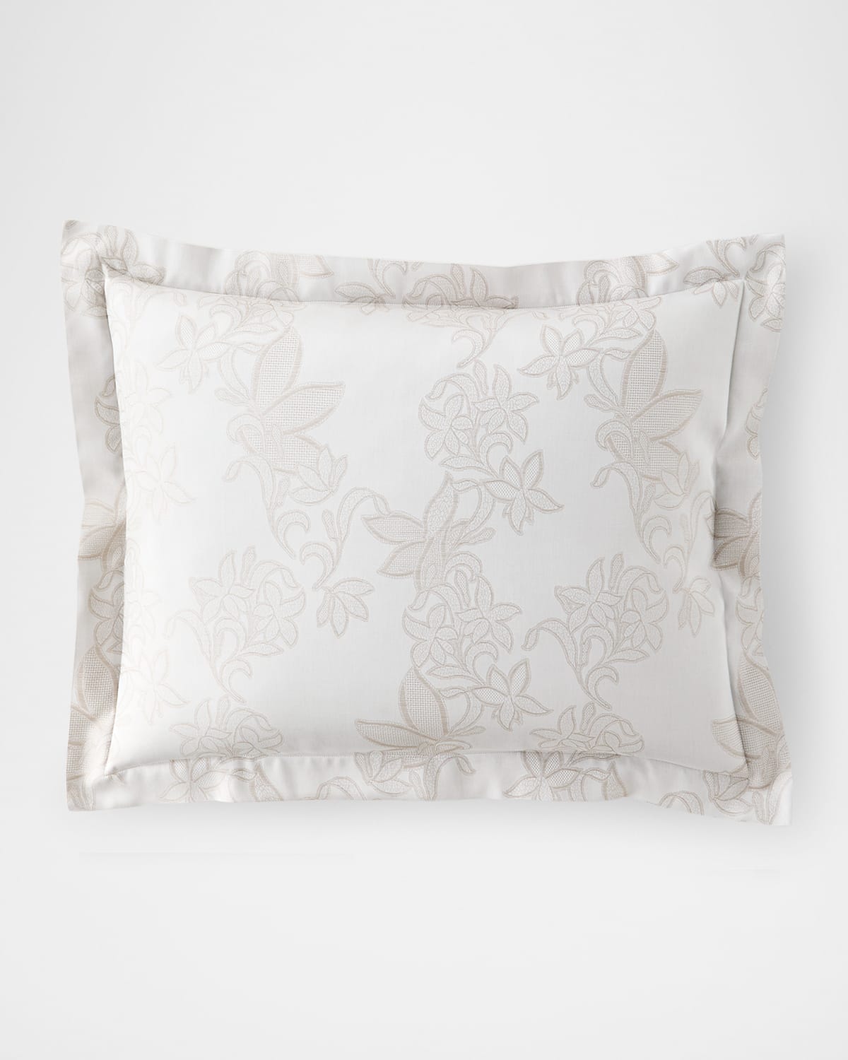 Sferra Tivoli Standard Sham In Taupe