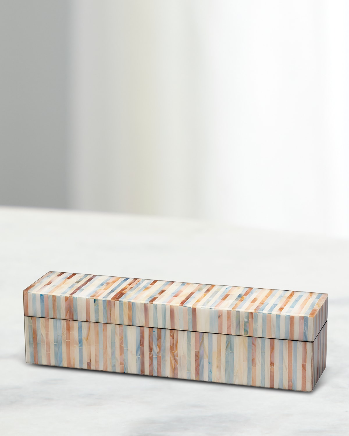 Jamie Young Roosevelt Large Mother-of-pearl Box In Multi