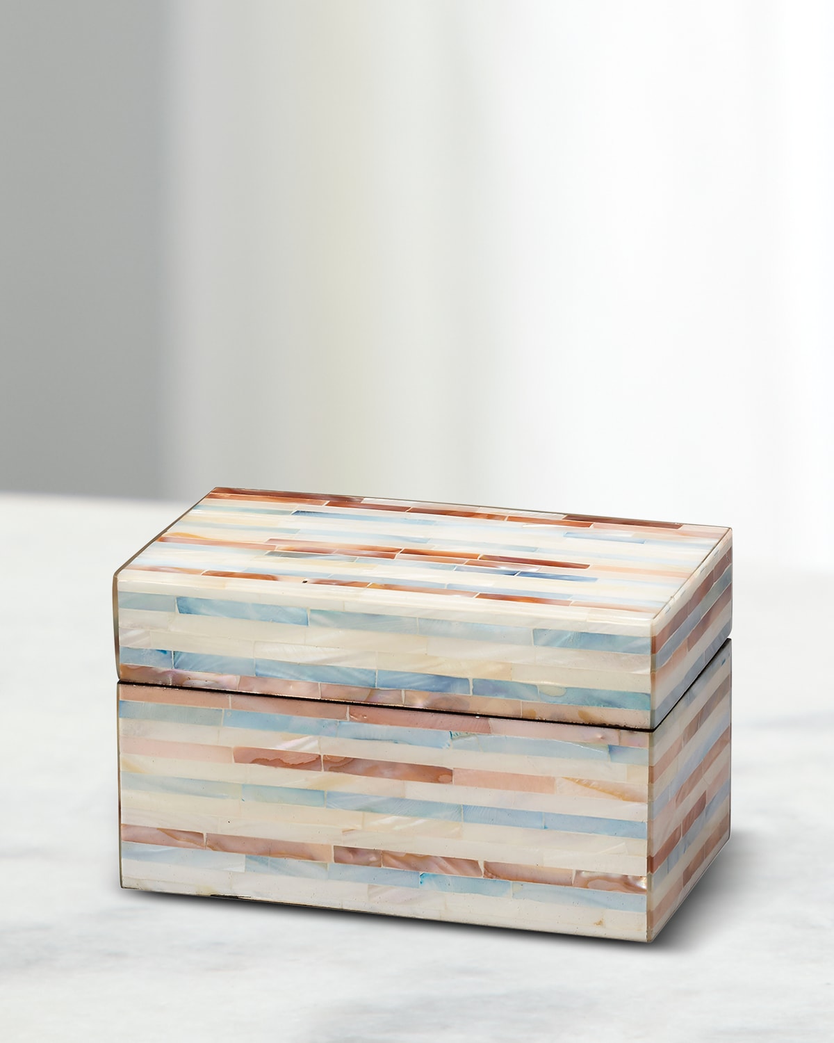 Jamie Young Roosevelt Small Mother-of-pearl Box In Multi