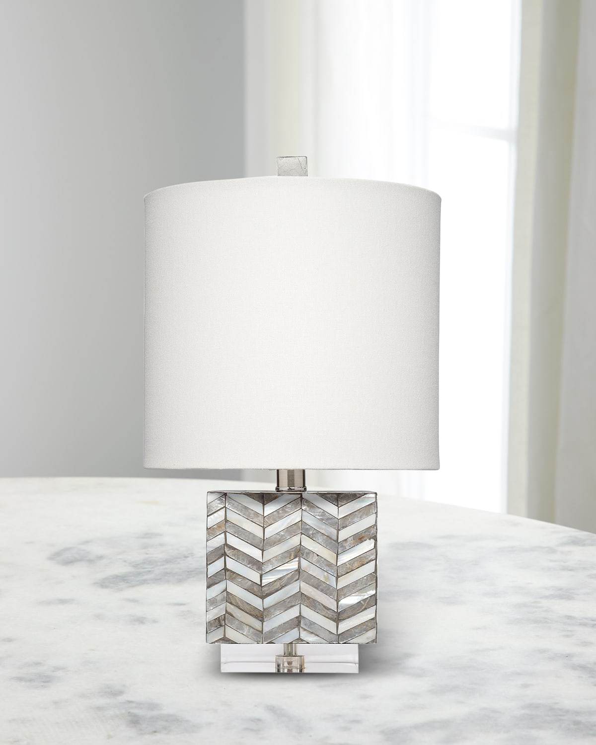 Jamie Young Garbo Table Lamp In Grey