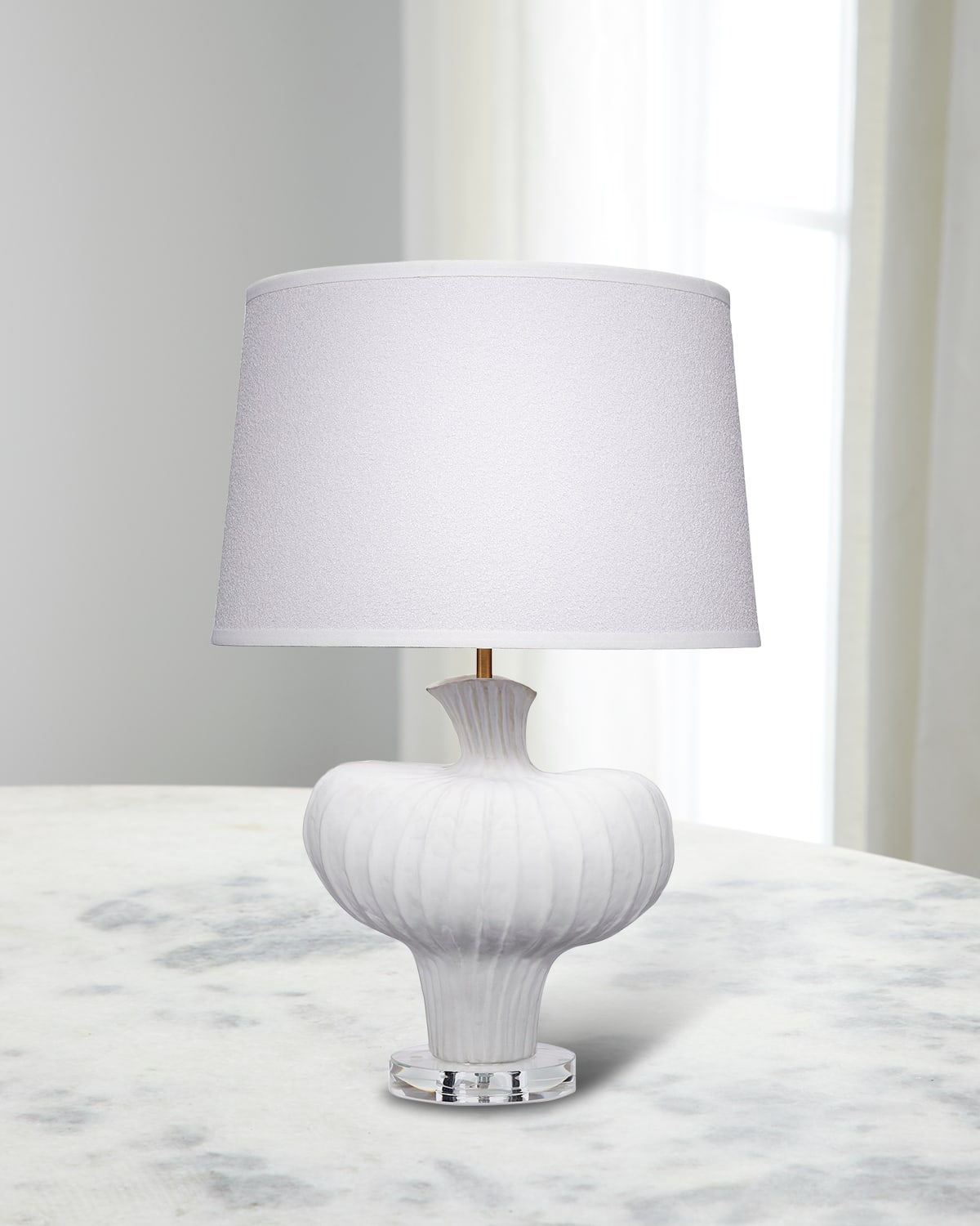Jamie Young Colette Table Lamp In White