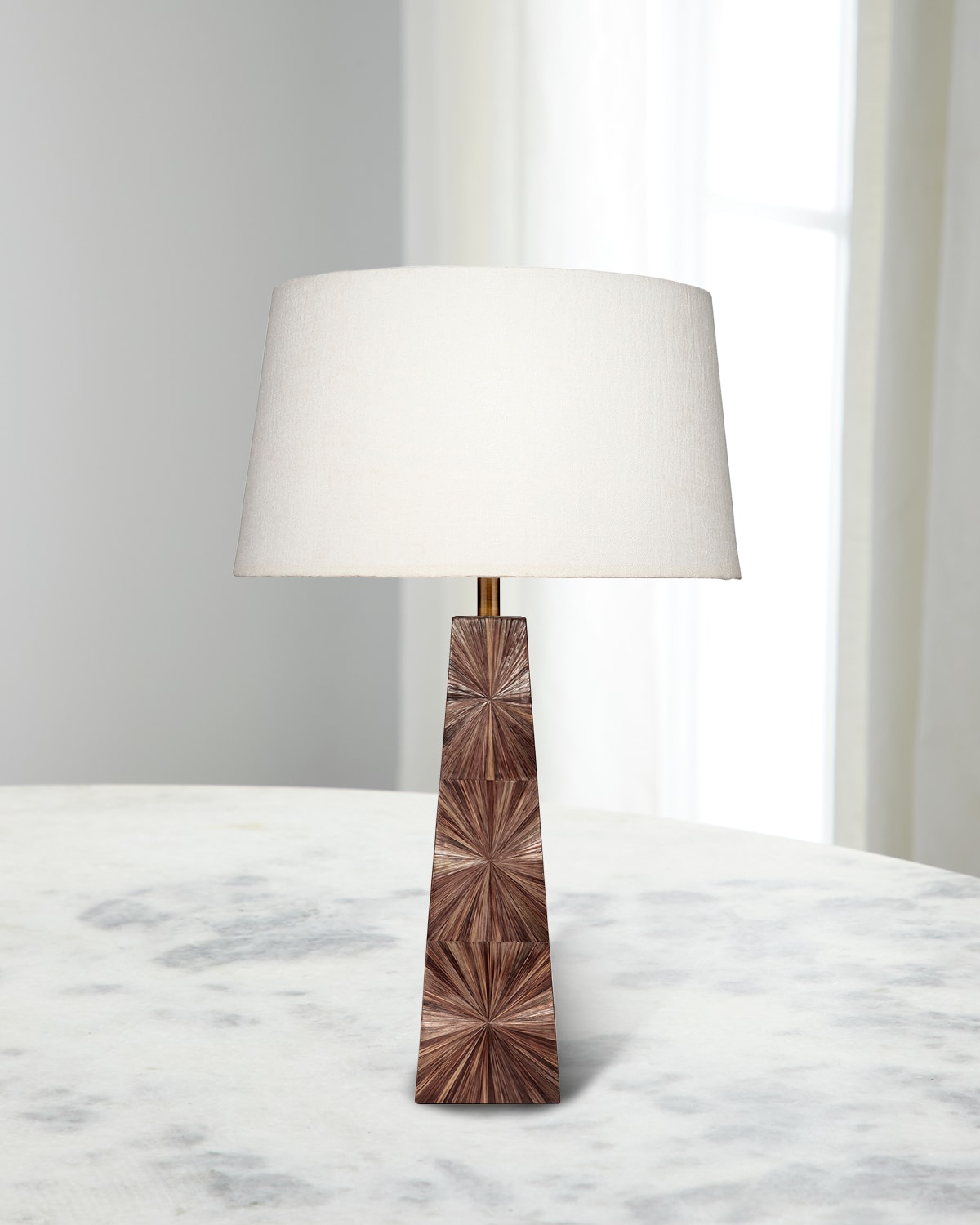 Jamie Young Palm Table Lamp In Brown