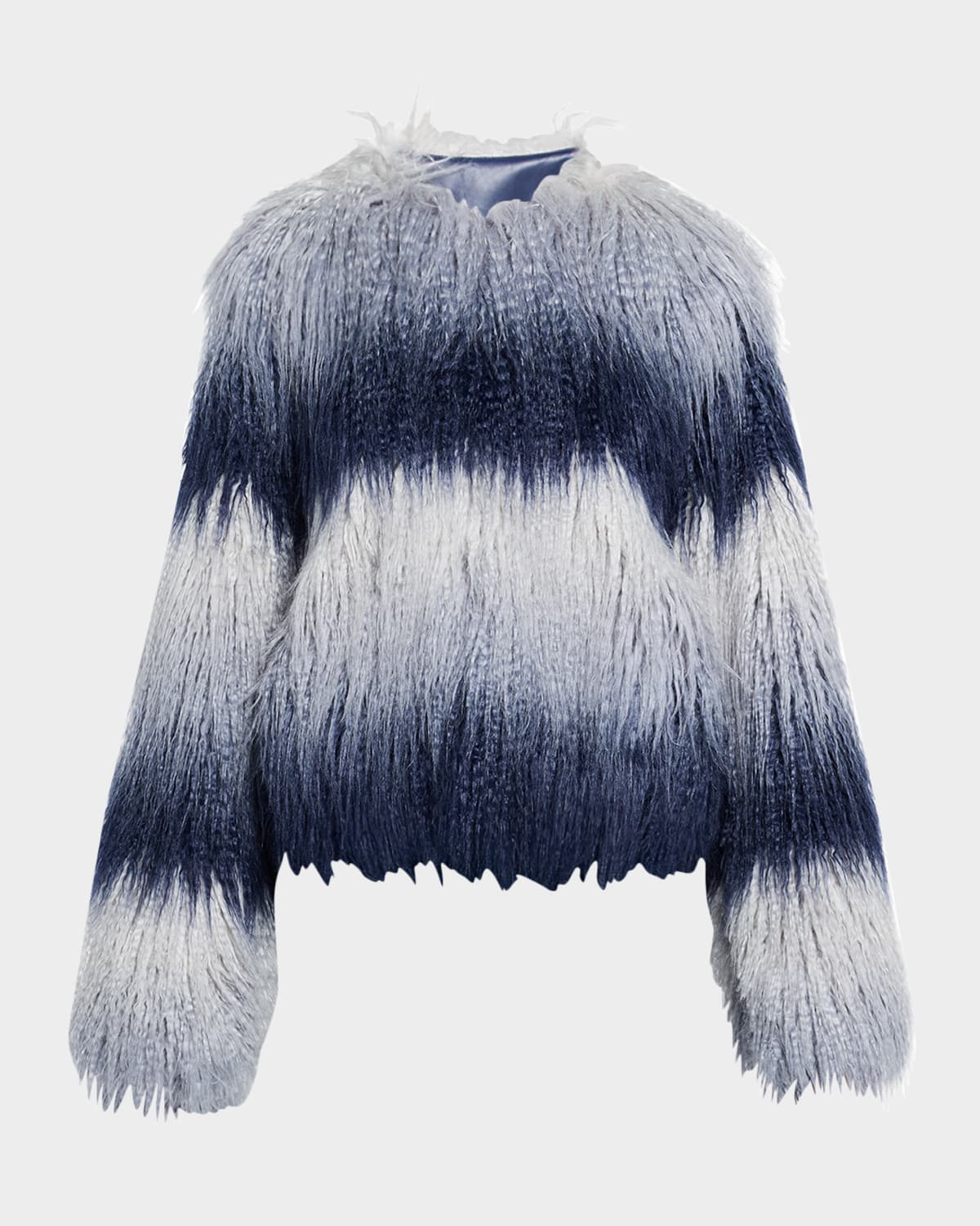 Sameul Ombre Faux Fur Coat