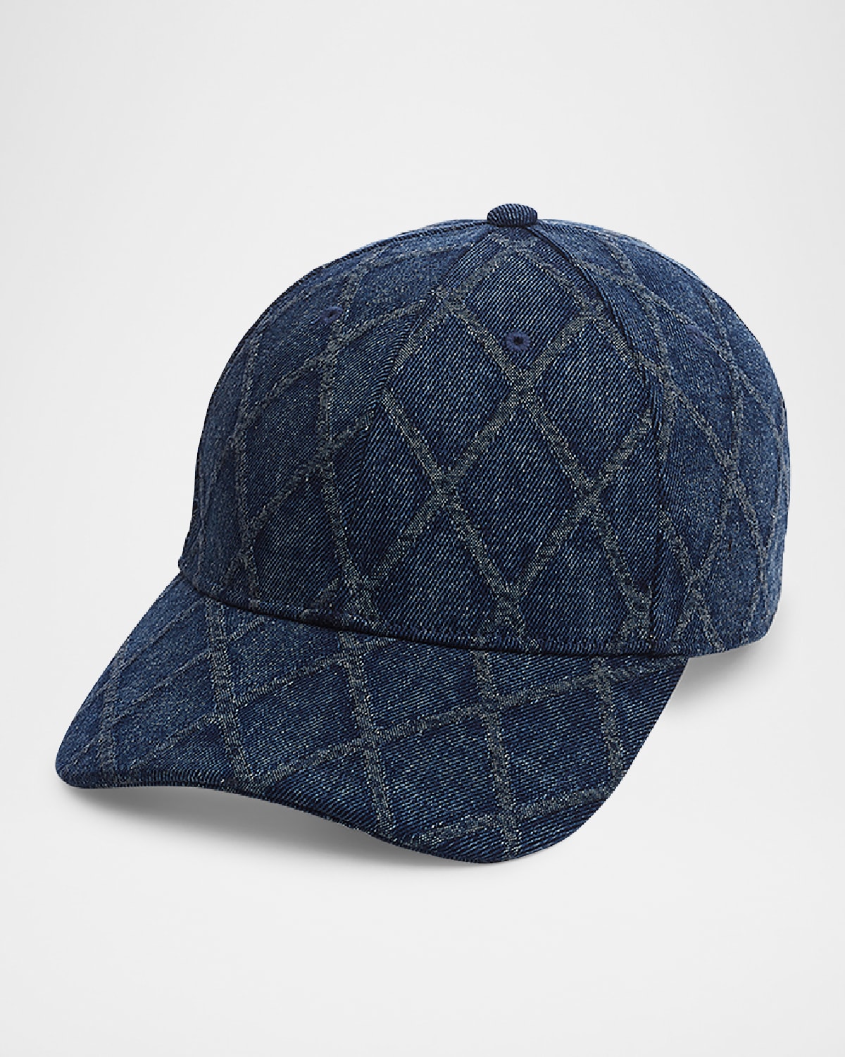 Rag & Bone Harlow Denim Baseball Cap In Karinaqltd