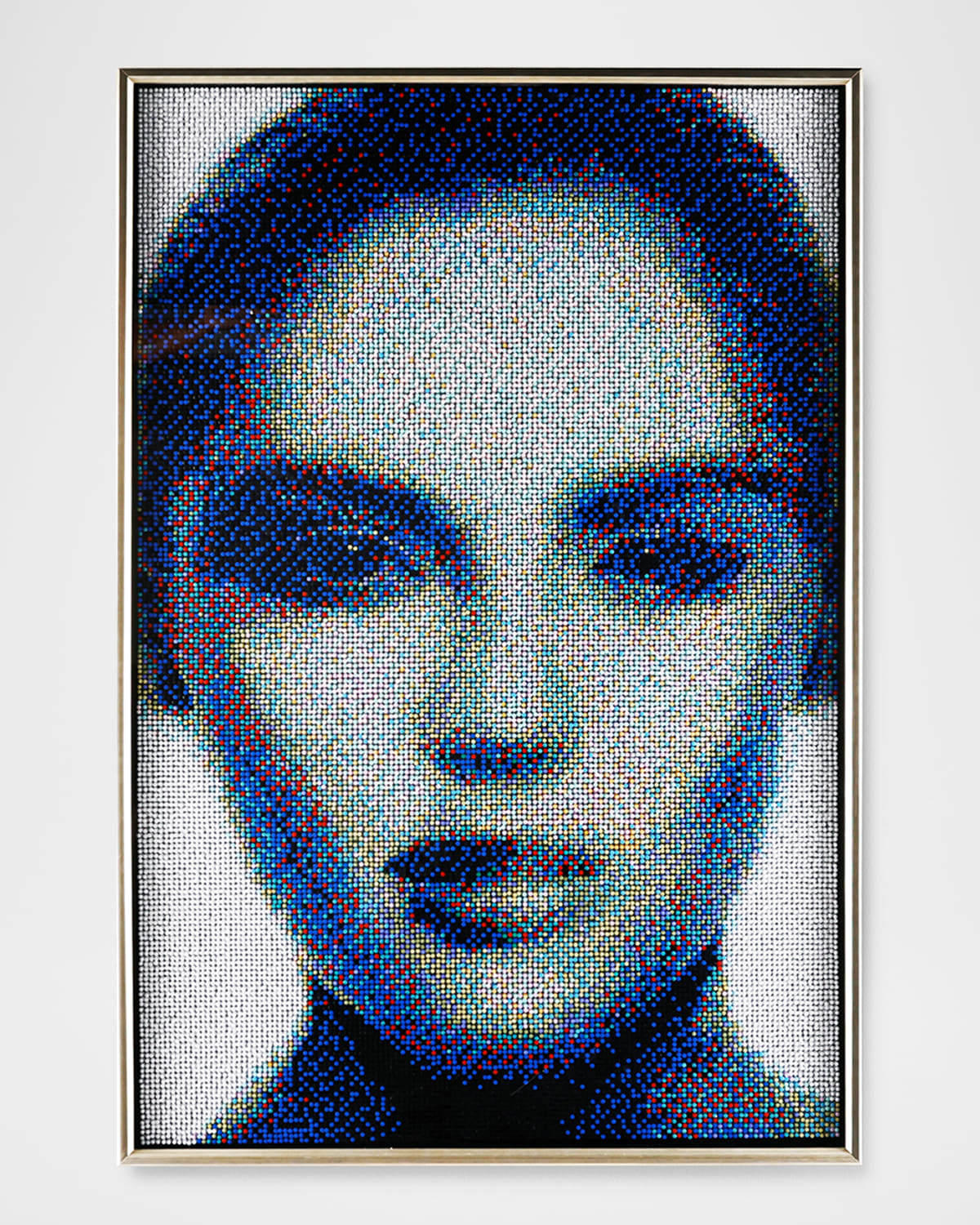John-richard Collection Captivating Gaze Framed Original Art By Tony Fey In Grey