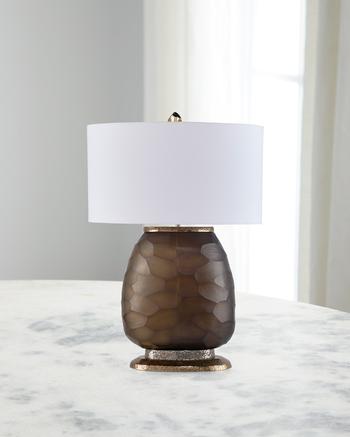 John-richard Collection Avellana 30" Table Lamp In Brown