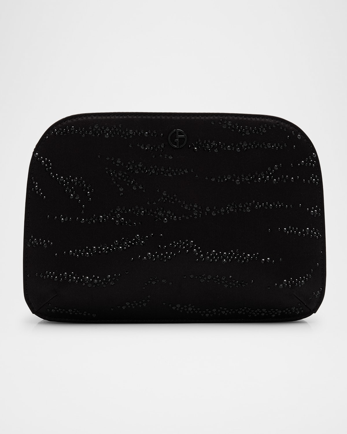 La Prima Crystal Silk Clutch Bag