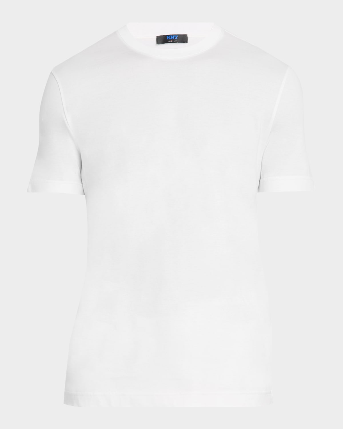 Men's Solid Cotton Crewneck T-Shirt