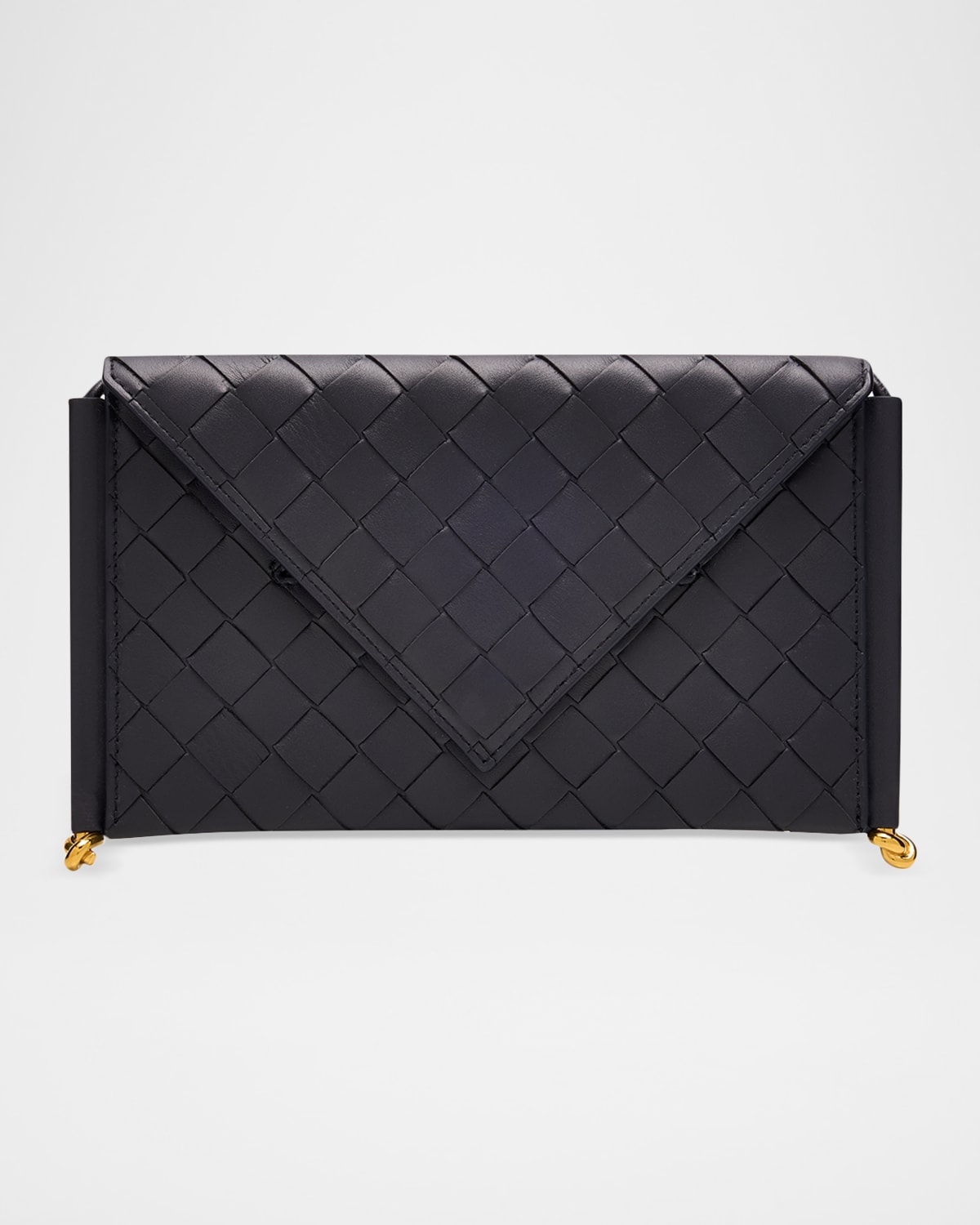 Bottega Veneta Solstice Phone Pouch Bag In Black