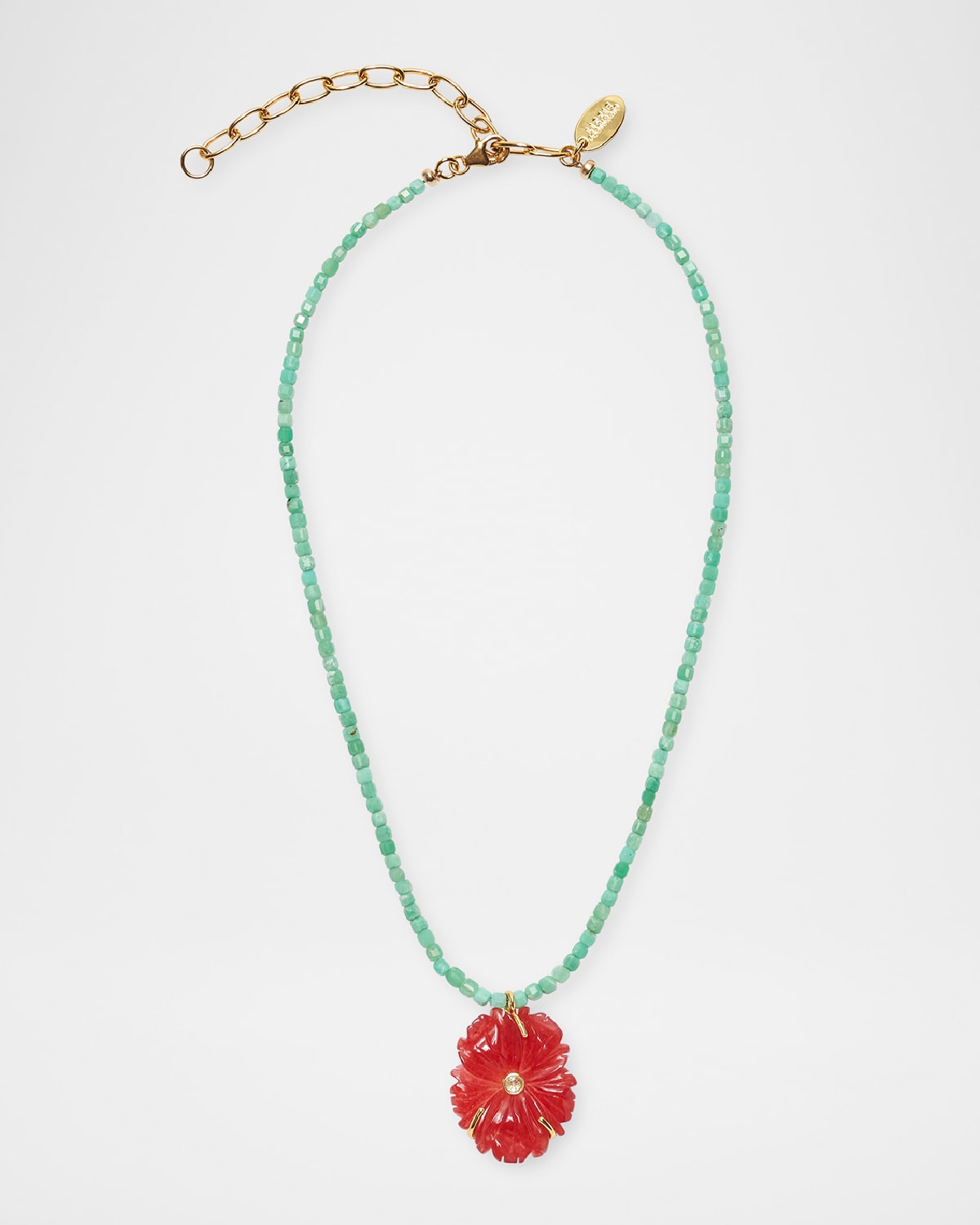 New Bloom Necklace In Poinsettia